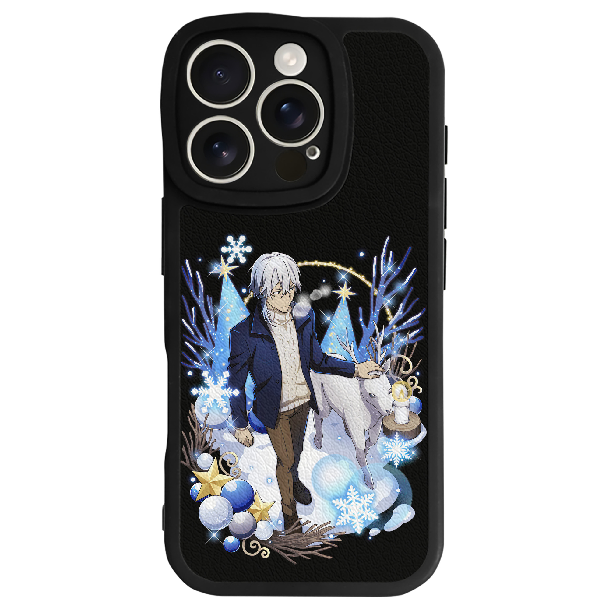 （画像用） 文豪ストレイドッグス Bungo Stray Dogs 【iPhone 16シリーズ対応】シリコンスマホケース（レザー調） 材質：シリコン